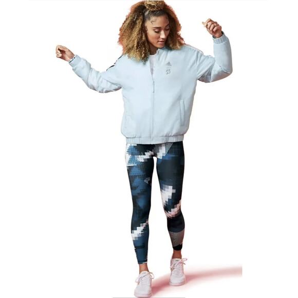 Adidas x Peloton Bomber Reversible Jacket Mint Size Medium - Picture 1 of 16